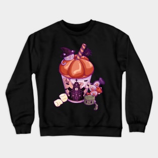 Halloween Spice Catpuccino Crewneck Sweatshirt